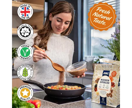 Applied Nutrition Mushroom Superblend 160 g, image , зображення 6