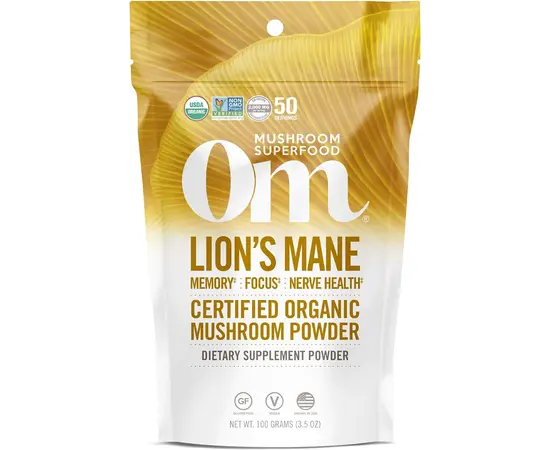 OM Lion's Mane 100 g, OM Lion's Mane 100 g  в интернет магазине Mega Mass