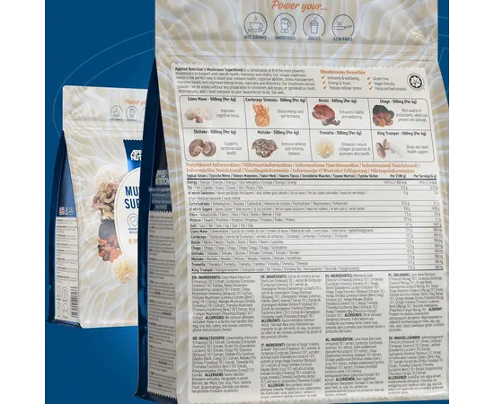 Applied Nutrition Mushroom Superblend 160 g, image , зображення 3