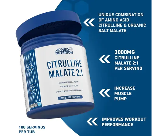 Applied Nutrition Citrulline Malate 2:1 300 g, image , зображення 5