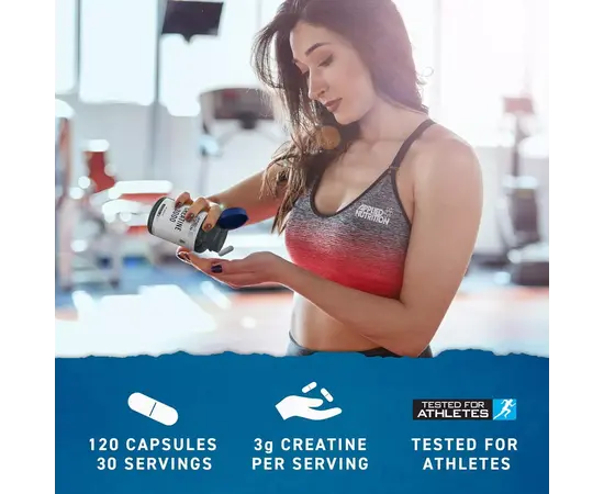 Applied Nutrition Creatine 3000 mg 120 caps, image , зображення 4