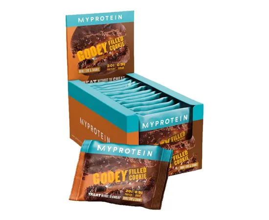 Myprotein Protein Filled Cookie 75 g Double Chocolate/Calamel, Myprotein Protein Filled Cookie 75 g Double Chocolate/Calamel , изображение 3 в интернет магазине Mega Mass