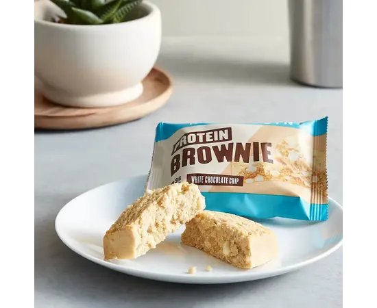 Myprotein Protein Brownie 75 g White Chocolate Chip, Myprotein Protein Brownie 75 g White Chocolate Chip , изображение 2 в интернет магазине Mega Mass