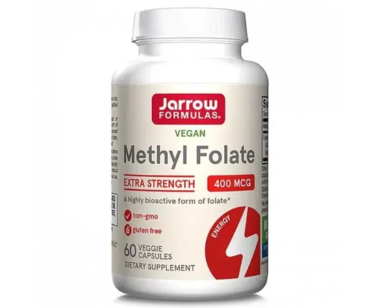 Jarrow Methyl Folate 400 mcg 60 caps, Jarrow Methyl Folate 400 mcg 60 caps  в интернет магазине Mega Mass