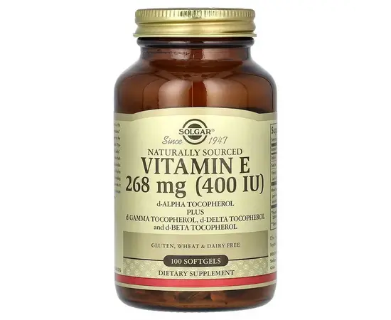 Solgar Vitamin E 268 mg (400 IU) 50 softgels, Solgar Vitamin E 268 mg (400 IU) 50 softgels  в интернет магазине Mega Mass