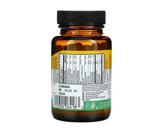 Country Life Coenzyme B-Complex 60 caps, Country Life Coenzyme B-Complex 60 caps , изображение 2 в интернет магазине Mega Mass