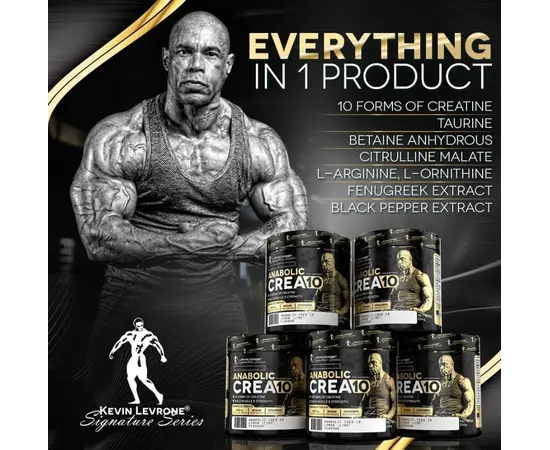 Kevin Levrone Anabolic Crea10 207 g, Фасування: 207 g, Смак: Orange Mango / Апельсин Манго, image , зображення 2