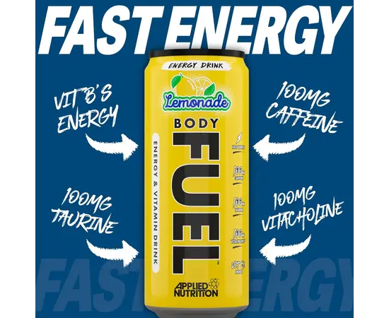 Applied Nutrition Body Fuel 330 ml, Фасування: 330 ml, Смак: Blue Raspberry / Блакитна Малина, image , зображення 3