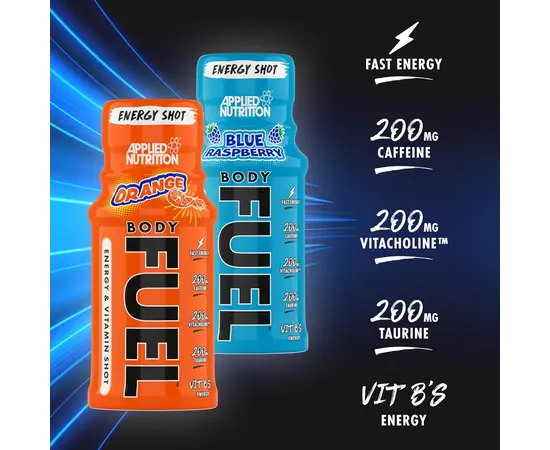Applied Nutrition Body Fuel Shot 60 ml, Фасування: 60 ml, Смак: Orange / Апельсин, image , зображення 3