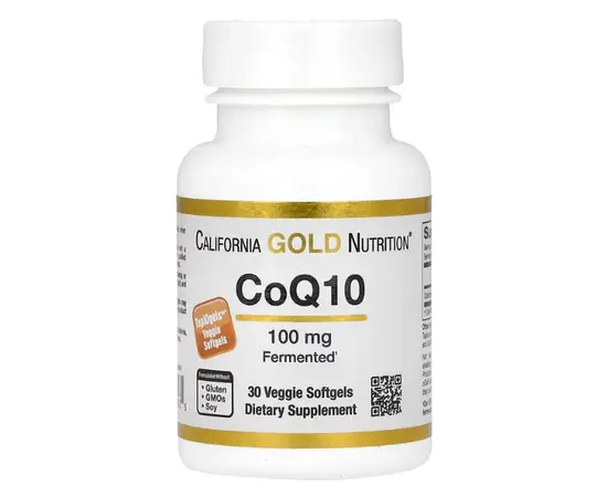 California Gold Nutrition COQ10 100 mg 30 softgels, image 