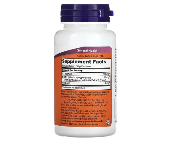 NOW Sleep Regimen 3-in-1 90 caps, image , зображення 2
