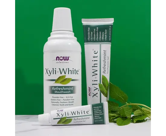 NOW Xyli White Cinnafresh Toothpaste Gel 181 g, Вкусы: Refreshmint / Свежая Мята, NOW Xyli White Cinnafresh Toothpaste Gel 181 g, Вкусы: Refreshmint / Свежая Мята , изображение 3 в интернет магазине Mega Mass