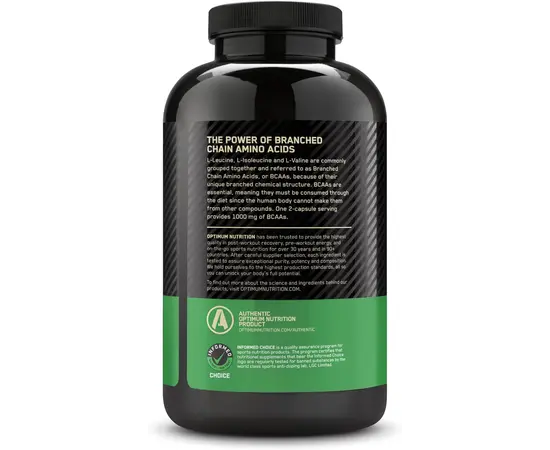 Optimum Nutrition Mega-Size BCAA 400 caps, Фасовка: 400 caps, Optimum Nutrition Mega-Size BCAA 400 caps, Фасовка: 400 caps , изображение 3 в интернет магазине Mega Mass