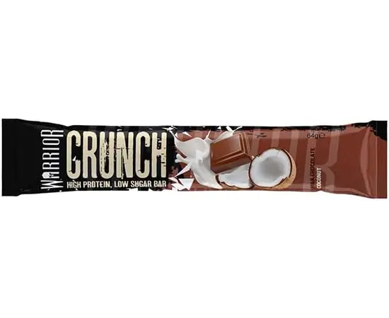 Warrior Crunch 64 g, Фасовка: 64 g, Вкусы: Chocolate Coconut / Шоколад Кокос, Warrior Crunch 64 g, Фасовка: 64 g, Вкусы: Chocolate Coconut / Шоколад Кокос , изображение 2 в интернет магазине Mega Mass