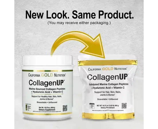 California Gold Nutrition Collagen Up 464 g, Фасовка: 464 g, Вкусы: Unflavored  / Без вкуса, California Gold Nutrition Collagen Up 464 g, Фасовка: 464 g, Вкусы: Unflavored  / Без вкуса , изображение 4 в интернет магазине Mega Mass