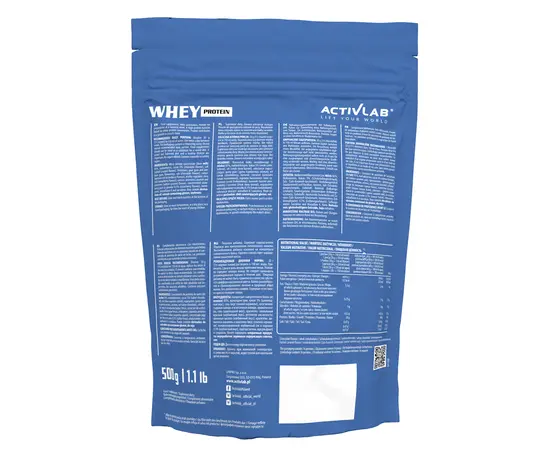 Activlab Whey Protein 500 g, Фасування: 500 g, Смак: Vanilla / Ваніль, image , зображення 2