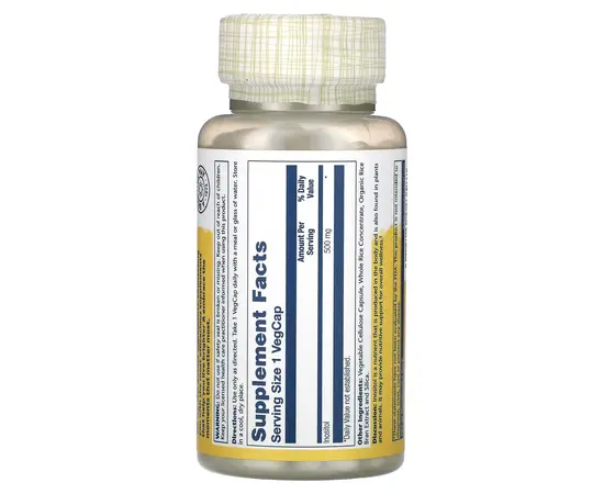 Solaray Inositol 500 mg, image , зображення 2