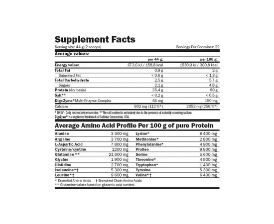 AMIX Micellar Casein 1000 g, AMIX Micellar Casein 1000 g , изображение 2 в интернет магазине Mega Mass