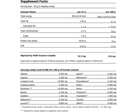AMIX Whey-Pro Fusion Protein 1000 g, Фасування: 500 g, Смак: Vanilla / Ваніль, image , зображення 2
