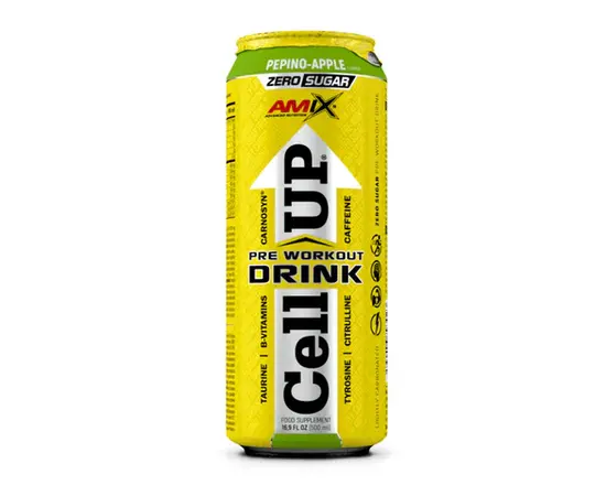 AmixPro CellUP Pre Workout 1/12 500 мл, Фасування: 500 ml, Смак: Cherry / Bишня, image , зображення 2