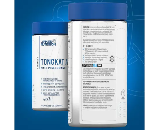 Applied Nutrition Tongkat Ali 60 caps, Applied Nutrition Tongkat Ali 60 caps , изображение 2 в интернет магазине Mega Mass