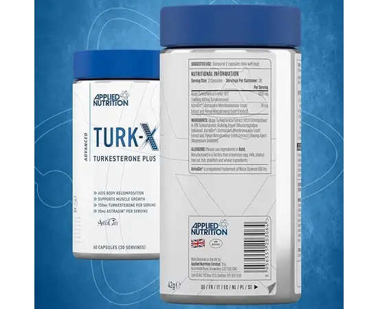 Applied Nutrition Turk - X Turkesterone plus 60 caps, Applied Nutrition Turk - X Turkesterone plus 60 caps , изображение 2 в интернет магазине Mega Mass