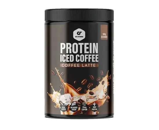 Go Fitness Protein Iced Coffe 900 g, Фасування: 900 g, Смак: Vanilla / Ваніль, image , зображення 2