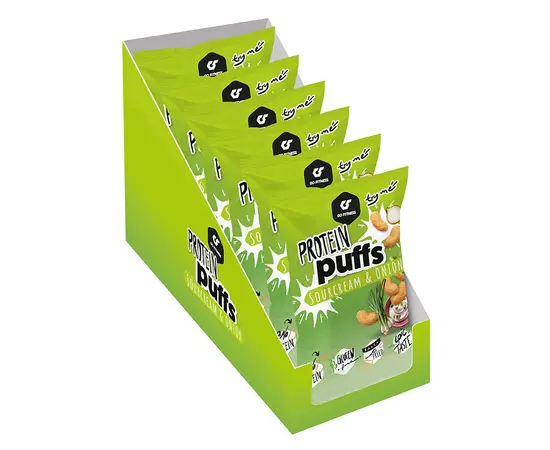 Go Fitness Protein Puffs 50 g Sourcream & Onion, Go Fitness Protein Puffs 50 g Sourcream & Onion , изображение 2 в интернет магазине Mega Mass
