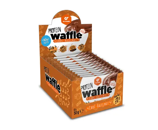 Go Fitness Protein Waffle 50 g Choc Hazelnut Taste, Go Fitness Protein Waffle 50 g Choc Hazelnut Taste , изображение 2 в интернет магазине Mega Mass