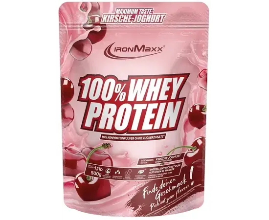 IronMaxx 100% Whey Protein 500 g, Фасування: 500 g, Смак: Milk Chocolate / Молочний Шоколад, image , зображення 3