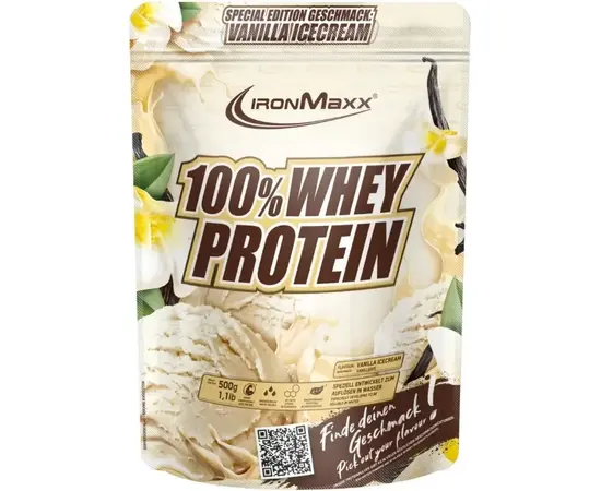 IronMaxx 100% Whey Protein 500 g, Фасування: 500 g, Смак: Milk Chocolate / Молочний Шоколад, image , зображення 2