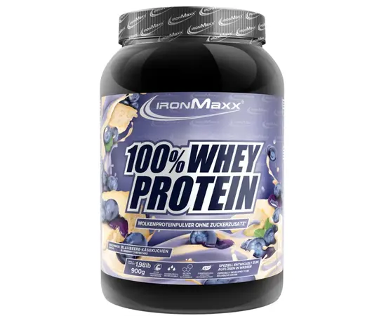 IronMaxx 100% Whey Protein 900 g, Фасування: 900 g, Смак: Cherry Yoghurt / Вишневий Йогурт, image , зображення 2
