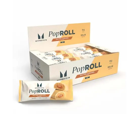 Myprotein Pop Roll 27 g Salted Caramel, Myprotein Pop Roll 27 g Salted Caramel , изображение 2 в интернет магазине Mega Mass