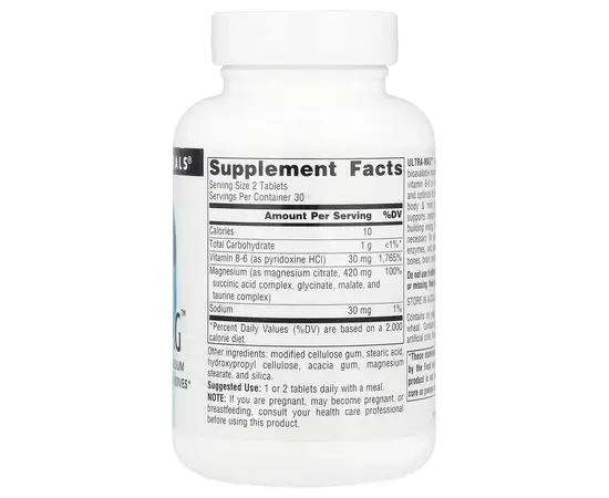 Source Naturals Ultra Mag 60 tabs, Фасування: 60 tabs, image , зображення 2