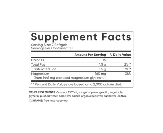 Sport Research Magnesium Glucinate 160 mg 60 sofgels, image , зображення 2