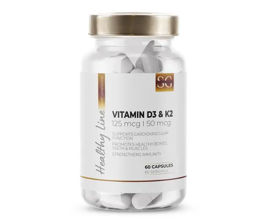 Sport Generation Healthy Line Vitamin D3 & K2 (125 mcg/50 mcg) 60 caps, image 