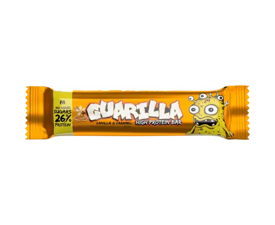 Guarilla High Protein Bar 49 g Peanut Caramel, Guarilla High Protein Bar 49 g Peanut Caramel , изображение 2 в интернет магазине Mega Mass