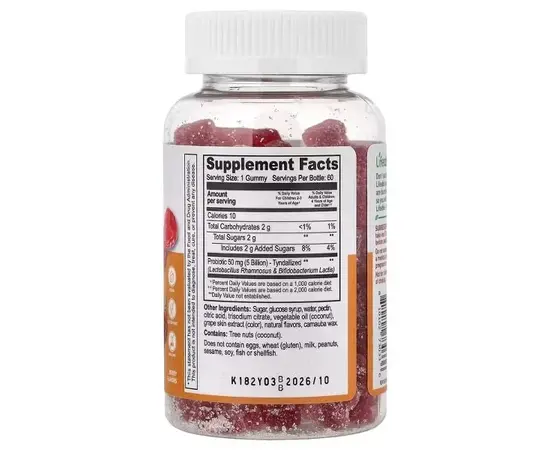 Lifeable Kids Probiotic 5 Billion 60 gummies Berry, Lifeable Kids Probiotic 5 Billion 60 gummies Berry , изображение 2 в интернет магазине Mega Mass