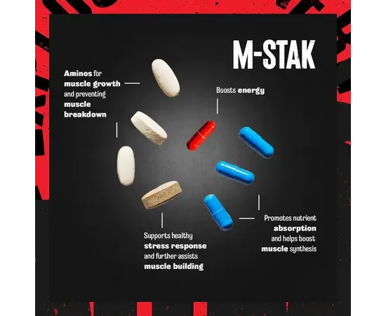 Universal Nutrition M-Stak 21 packs, image , зображення 3