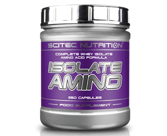 Scitec Nutrition Isolate amino 250 caps, image 