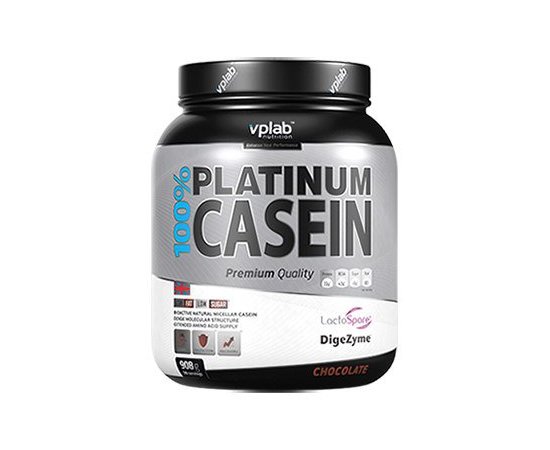 VP lab 100% Platinum Casein 908 g, Смак:  Chocolate / Шоколад, image 