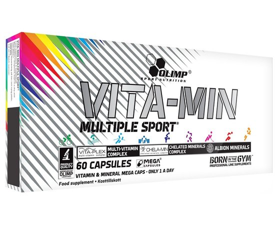 Olimp Vita-Min multiple Sport 60 caps, Olimp Vita-Min multiple Sport 60 caps  в интернет магазине Mega Mass