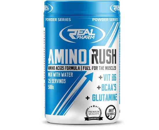 Real Pharm Amino Rush 500 g, Real Pharm Amino Rush 500 g  в интернет магазине Mega Mass