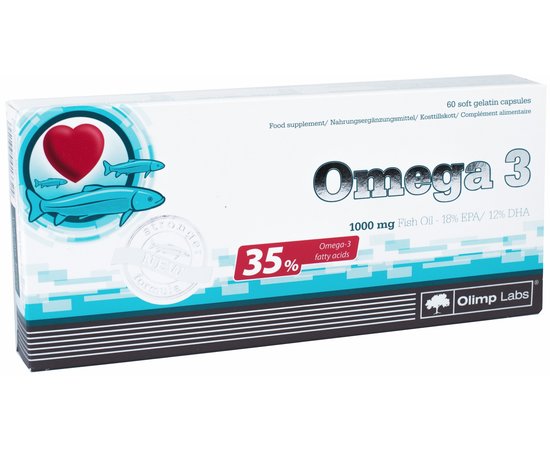 Olimp Omega 3 35% 60 caps, Olimp Omega 3 35% 60 caps  в интернет магазине Mega Mass