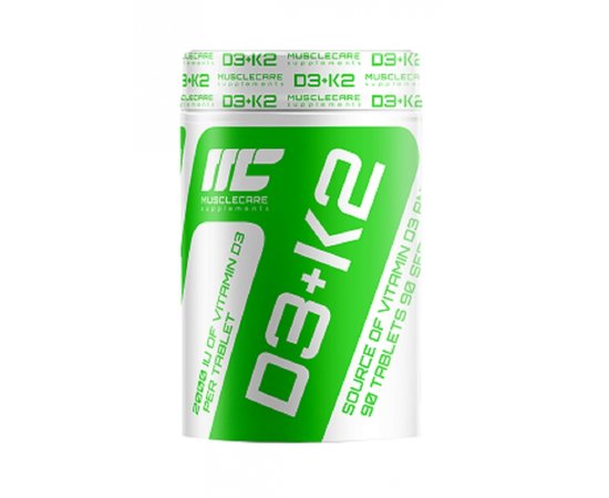 Muscle Care D3+K2 90 tabs, image 