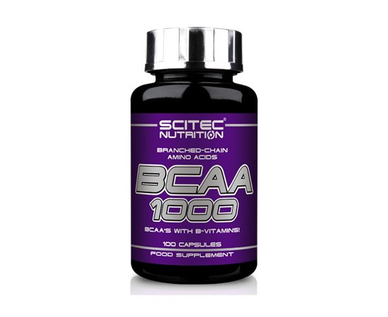 Scitec Nutrition BCAA 1000 100 caps, image 