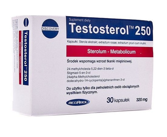 Megabol Testosterol 250 30 caps, image 