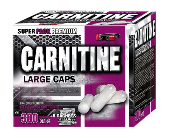 Vision Carnitine Large Caps 300 кап, Vision Carnitine Large Caps 300 кап  в интернет магазине Mega Mass