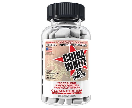 Cloma Pharma China White 100 caps, image 