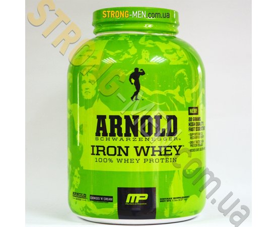 Muscle Pharm Arnold Series Iron Whey 2270 g, Смак: Banana / Банан, image 